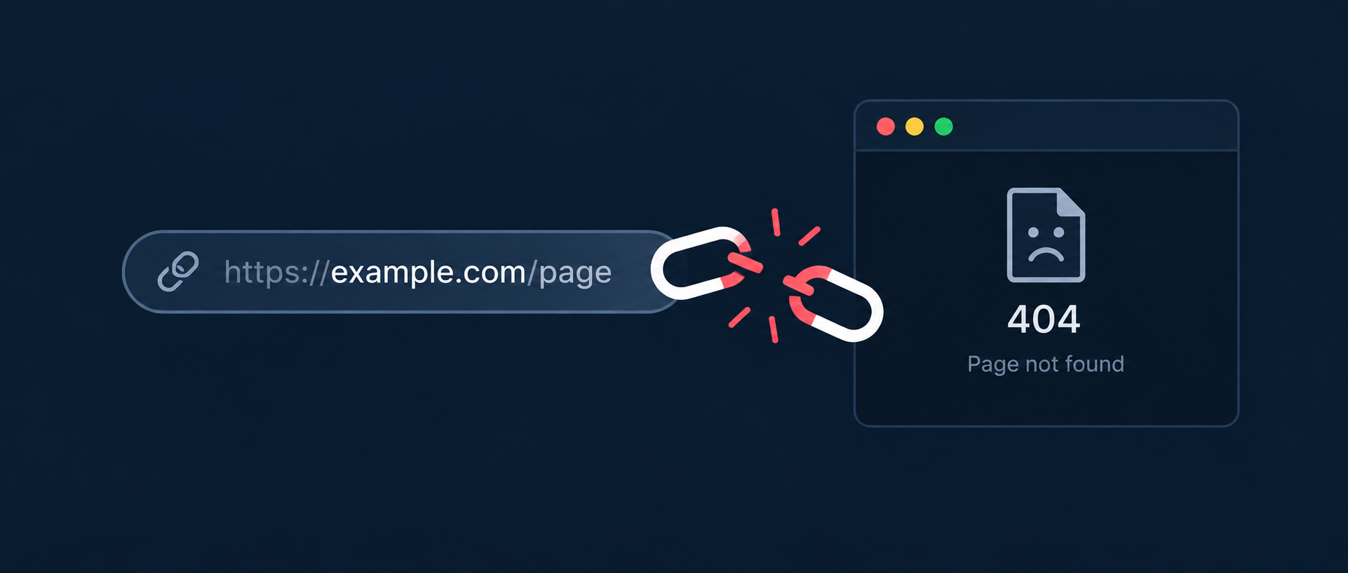 What are broken links on a website