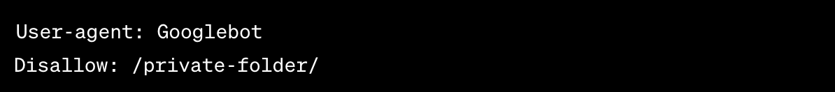 Block folder example