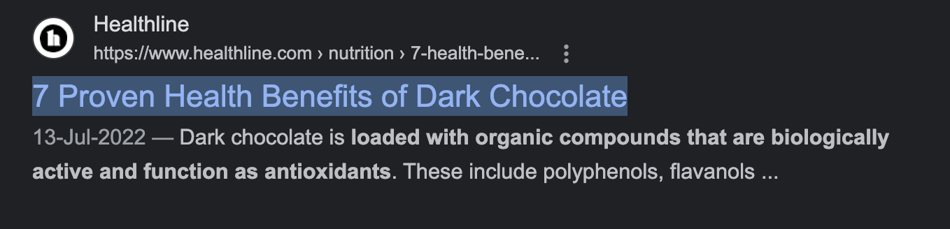 Meta Title HTML Markup
