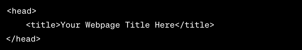 Meta Title in Browser Tab